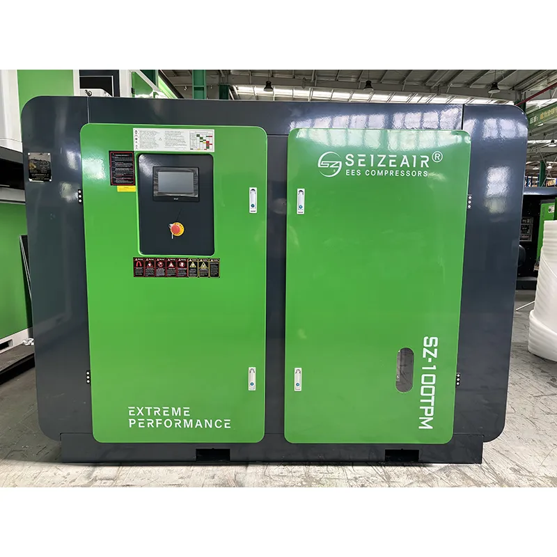 380V ipari PM VSD kétfokozatú csavaros légkompresszor