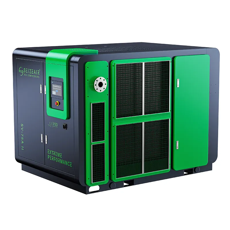 Energiatakarékos PM VSD kétfokozatú csavaros légkompresszor